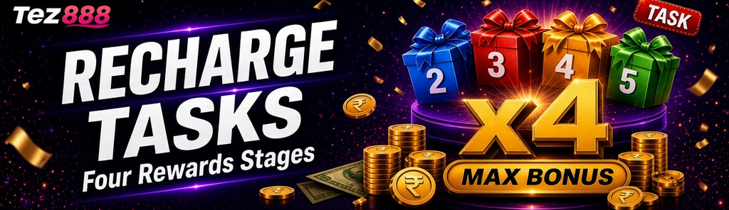 Recharge Tasks　Sub: 2nd–5th Deposit, Four Rewards　Tag: TASK